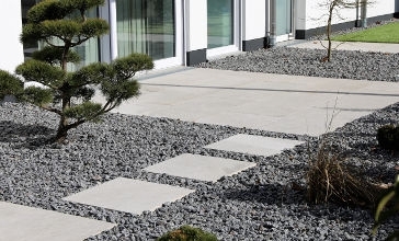 Principaux atouts des méga-dalles de béton comme matériau de construction pour votre terrasse à Bruxelles